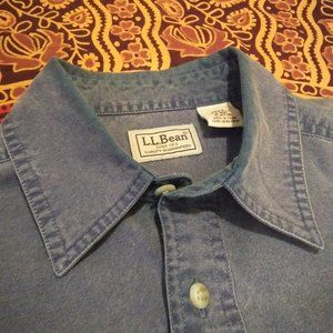 vintage L.L. Bean long sleeve button down shirt